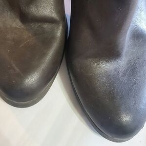 Brown Leather Ankle Boots Size 8